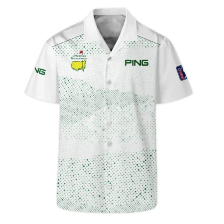 Golf Stye Classic White Mix Green Masters Tournament Ping Hawaiian Shirt Style Classic Oversized Hawaiian Shirt