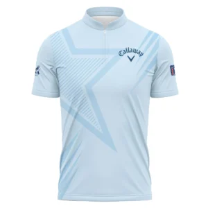 2024 PGA Championship Valhalla Golf Star Line Pattern Light Blue Rolex Polo Shirt Style Classic Polo Shirt For Men