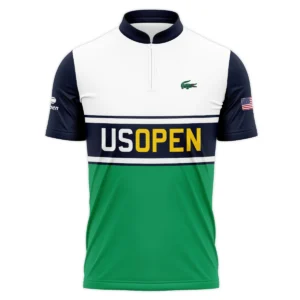 Tennis Love Sport Mix Color US Open Tennis Champions Lacoste Mandarin collar Quater-Zip Long Sleeve