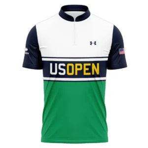 Tennis Love Sport Mix Color US Open Tennis Champions Under Armour Mandarin collar Quater-Zip Long Sleeve