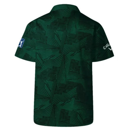 Masters Tournament Callaway Sublimation Sports Dark Green Hawaiian Shirt Style Classic Oversized Hawaiian Shirt