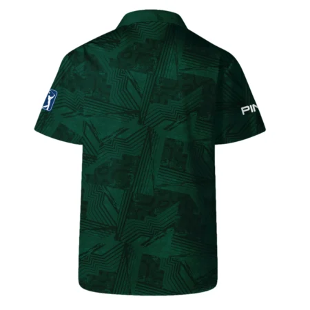 Masters Tournament Ping Sublimation Sports Dark Green Hawaiian Shirt Style Classic Oversized Hawaiian Shirt