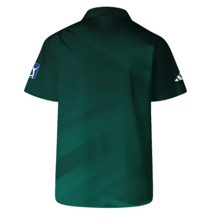 Masters Tournament Dark Green Gradient Golf Sport Adidas Hawaiian Shirt Style Classic Oversized Hawaiian Shirt