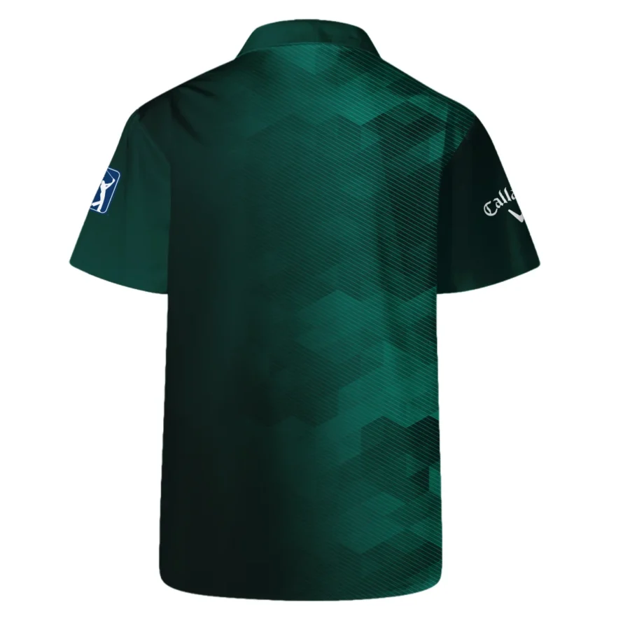 Callaway Golf Sport Dark Green Gradient Abstract Background Masters Tournament Hawaiian Shirt Style Classic Oversized Hawaiian Shirt