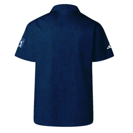 Adidas 124th U.S. Open Pinehurst Stars Gradient Pattern Dark Blue Hawaiian Shirt Style Classic Oversized Hawaiian Shirt