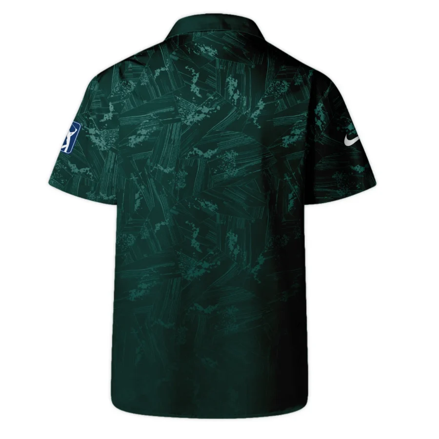 Dark Green Background Masters Tournament Nike Hawaiian Shirt Style Classic Oversized Hawaiian Shirt