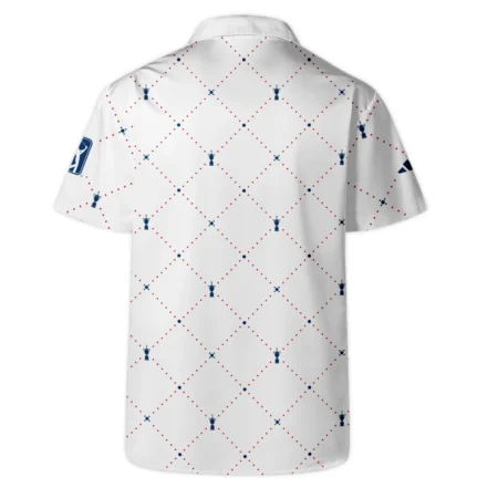 Argyle Pattern With Cup 124th U.S. Open Pinehurst Adidas Hawaiian Shirt Style Classic Oversized Hawaiian Shirt
