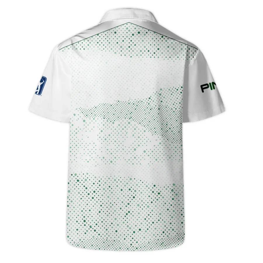 Golf Stye Classic White Mix Green Masters Tournament Ping Hawaiian Shirt Style Classic Oversized Hawaiian Shirt