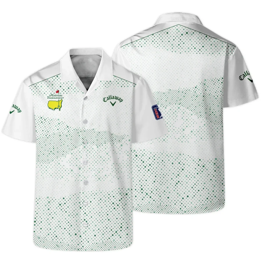 Golf Stye Classic White Mix Green Masters Tournament Callaway Hawaiian Shirt Style Classic Oversized Hawaiian Shirt