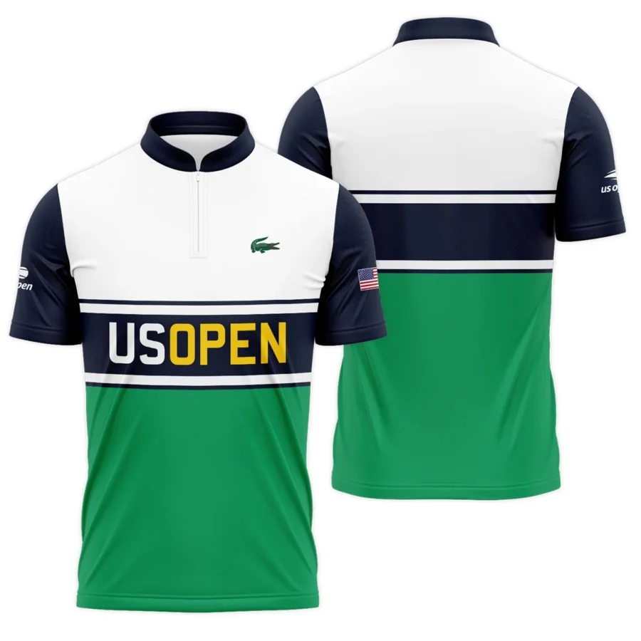 Tennis Love Sport Mix Color US Open Tennis Champions Lacoste Polo Shirt Mandarin Collar Polo Shirt