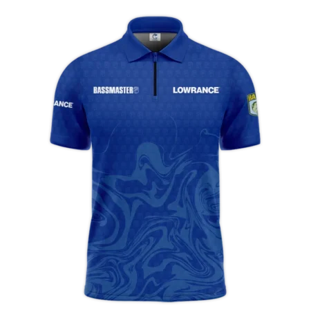 Zipper Polo Fishing Tournaments Sport Classic Polo Shirt Lowrance Bassmaster Tournament Polo Shirt