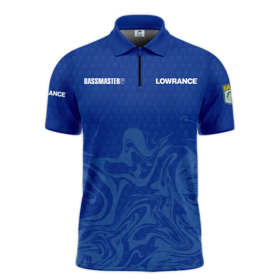 Zipper Polo Fishing Tournaments Sport Classic Polo Shirt Lowrance Bassmaster Tournament Polo Shirt