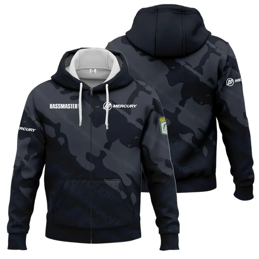 Zipper Hoodie Fishing Tournaments Sport Classic Hoodie Mercury Bassmaster Tournament Hoodie