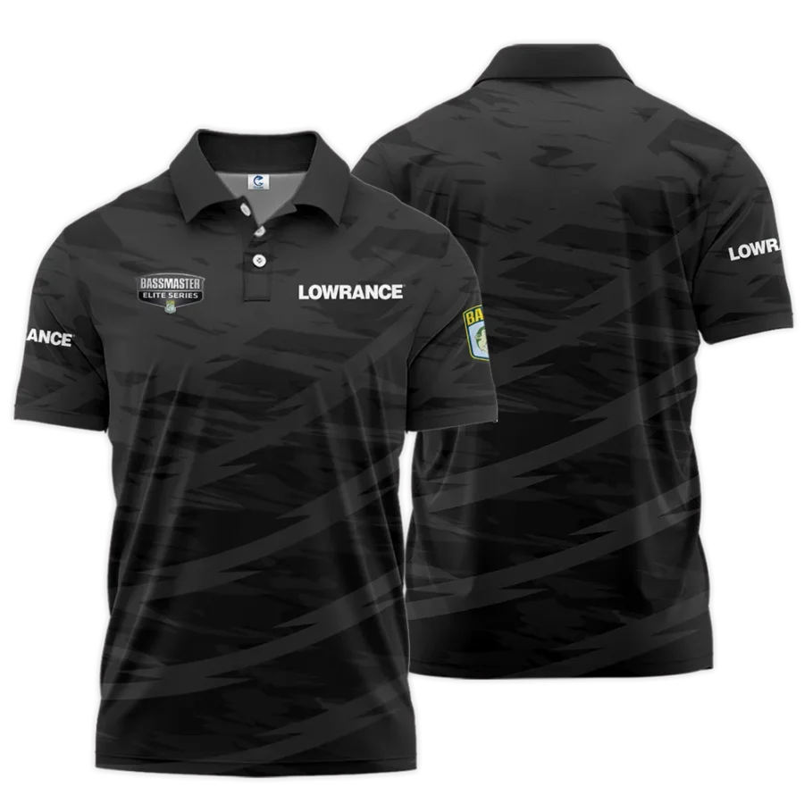 Short Polo Fishing Tournaments Sport Classic Polo Shirt Lowrance Bassmaster Elite Tournament Polo Shirt