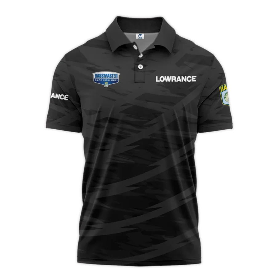 Short Polo Fishing Tournaments Sport Classic Polo Shirt Lowrance B.A.S.S. Nation Tournament Polo Shirt