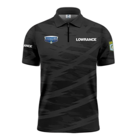 Zipper Polo Fishing Tournaments Sport Classic Polo Shirt Lowrance B.A.S.S. Nation Tournament Polo Shirt