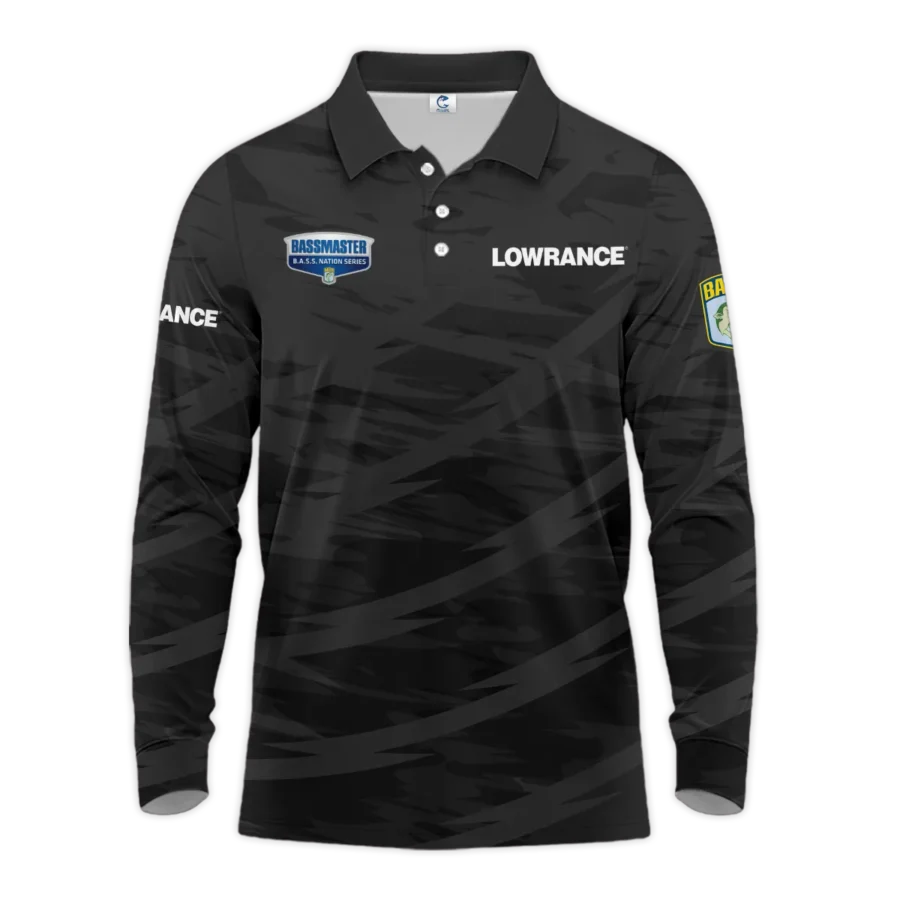 Long Polo Fishing Tournaments Sport Classic Polo Shirt Lowrance B.A.S.S. Nation Tournament Polo Shirt