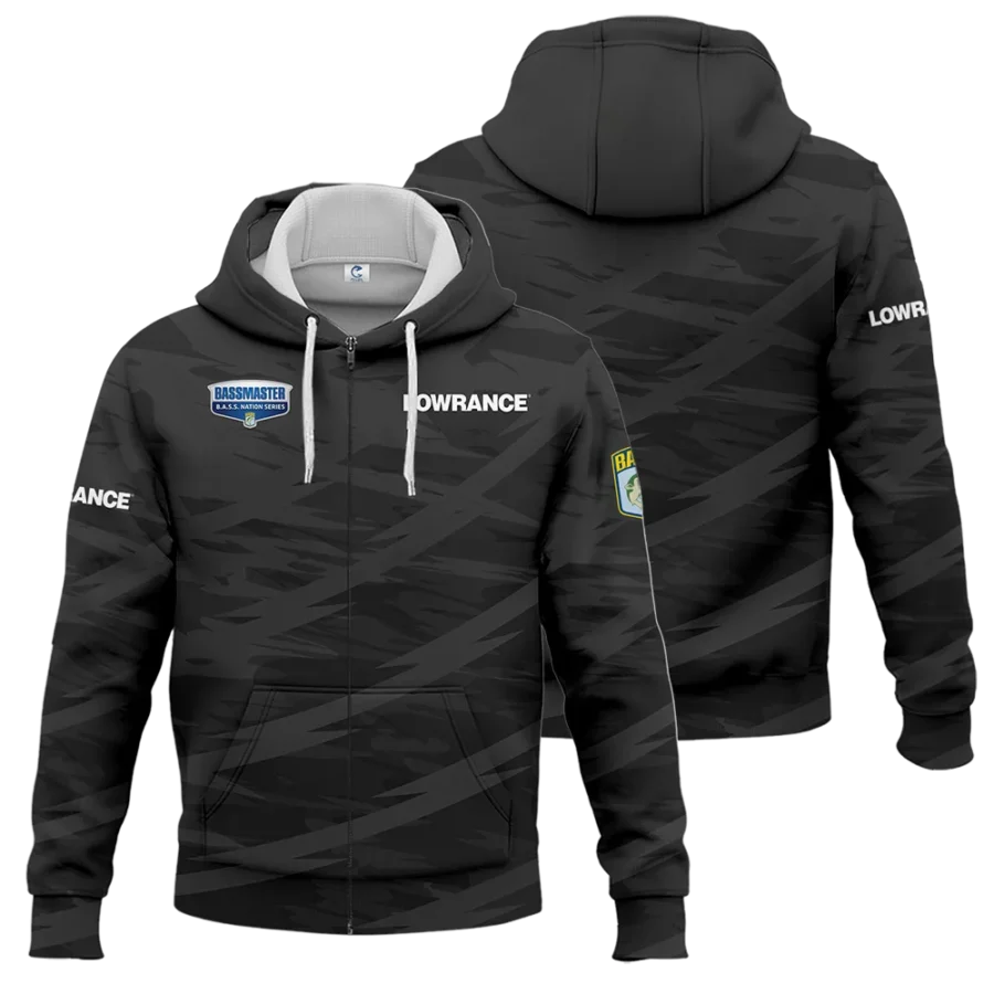 Zipper Hoodie Fishing Tournaments Sport Classic Hoodie Lowrance B.A.S.S. Nation Tournament Hoodie