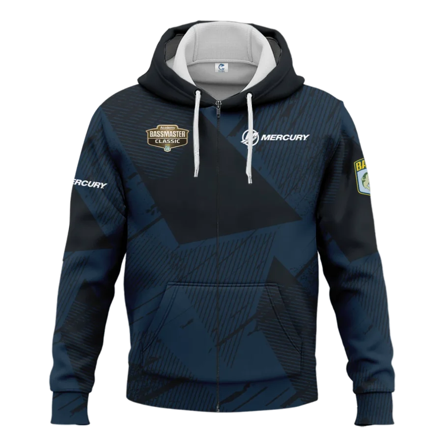 Zipper Hoodie Fishing Tournaments Sport Classic Hoodie Mercury Bassmaster Tournament Hoodie