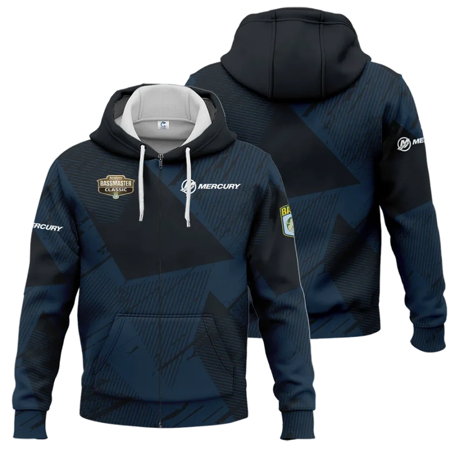 Zipper Hoodie Fishing Tournaments Sport Classic Hoodie Mercury Bassmaster Tournament Hoodie