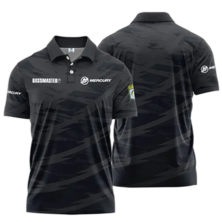 Short Polo Fishing Tournaments Sport Classic Polo Shirt Mercury Bassmaster Tournament Polo Shirt