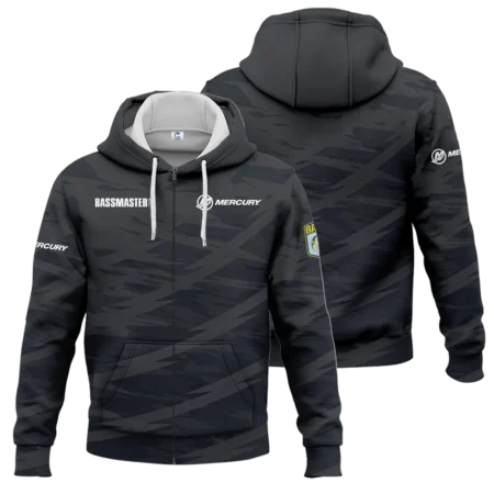 Zipper Hoodie Fishing Tournaments Sport Classic Hoodie Mercury Bassmaster Tournament Hoodie