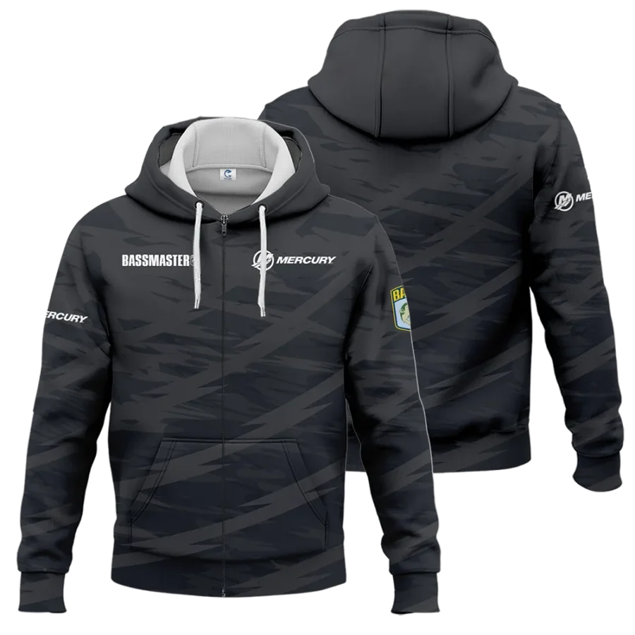 Zipper Hoodie Fishing Tournaments Sport Classic Hoodie Mercury Bassmaster Tournament Hoodie