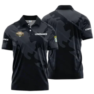 Zipper Polo Fishing Tournaments Sport Classic Polo Shirt Lowrance Bassmaster Tournament Polo Shirt