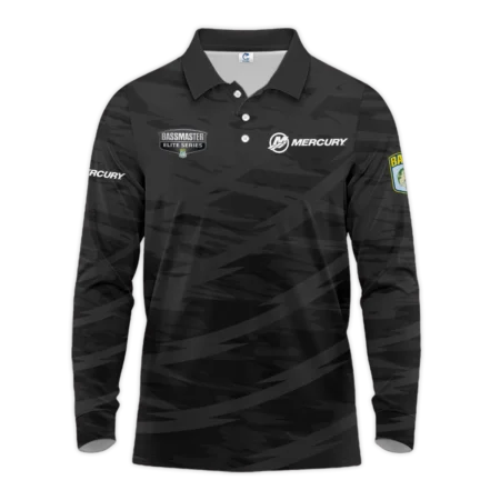 Long Polo Fishing Tournaments Sport Classic Polo Shirt Mercury Bassmaster Elite Tournament Polo Shirt