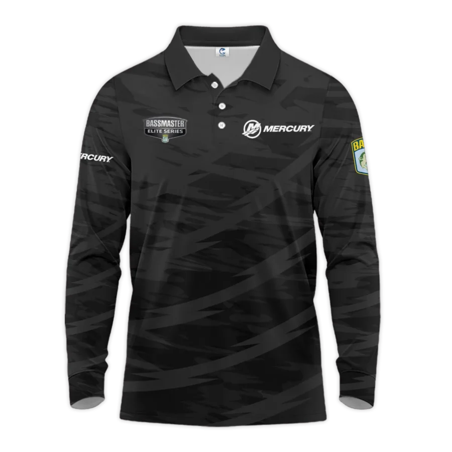 Long Polo Fishing Tournaments Sport Classic Polo Shirt Mercury Bassmaster Elite Tournament Polo Shirt