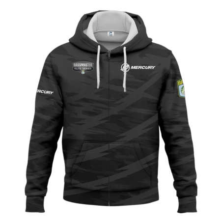 Zipper Hoodie Fishing Tournaments Sport Classic Hoodie Mercury Bassmaster Elite Tournament Hoodie