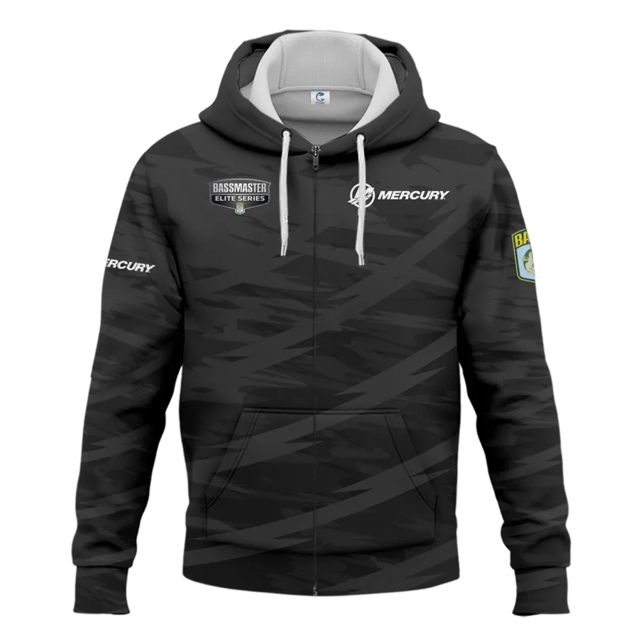 Zipper Hoodie Fishing Tournaments Sport Classic Hoodie Mercury Bassmaster Elite Tournament Hoodie