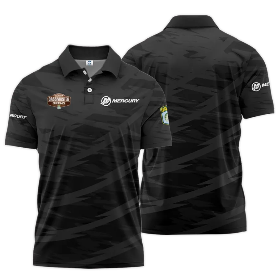 Short Polo Fishing Tournaments Sport Classic Polo Shirt Mercury Bassmaster Opens Tournament Polo Shirt