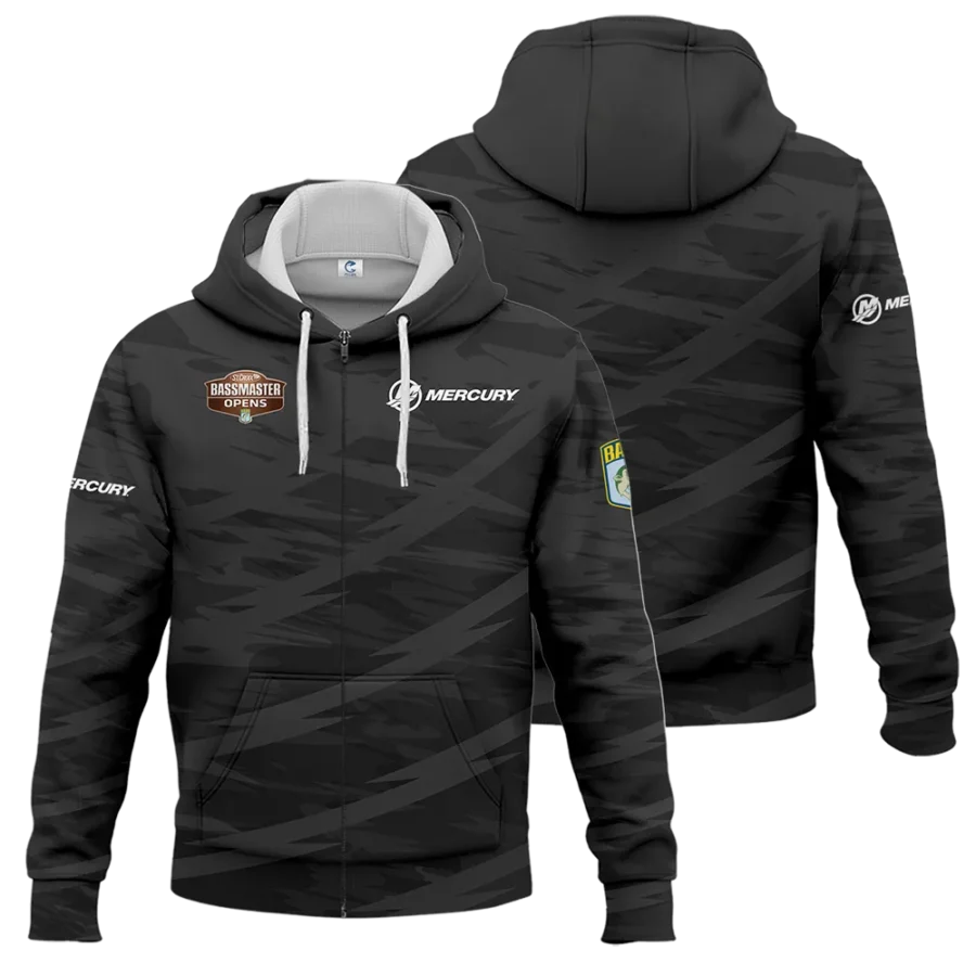 Zipper Hoodie Fishing Tournaments Sport Classic Hoodie Mercury Bassmaster Opens Tournament Hoodie