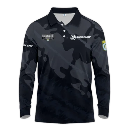 Long Polo Fishing Tournaments Sport Classic Polo Shirt Mercury Bassmaster Elite Tournament Polo Shirt