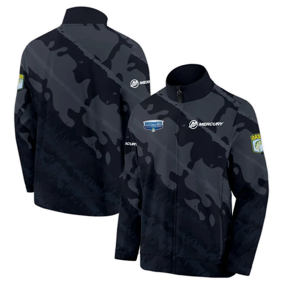 Fishing Tournaments Sport Classic Jacket Mercury B.A.S.S. Nation Tournament Stand Collar Jacket