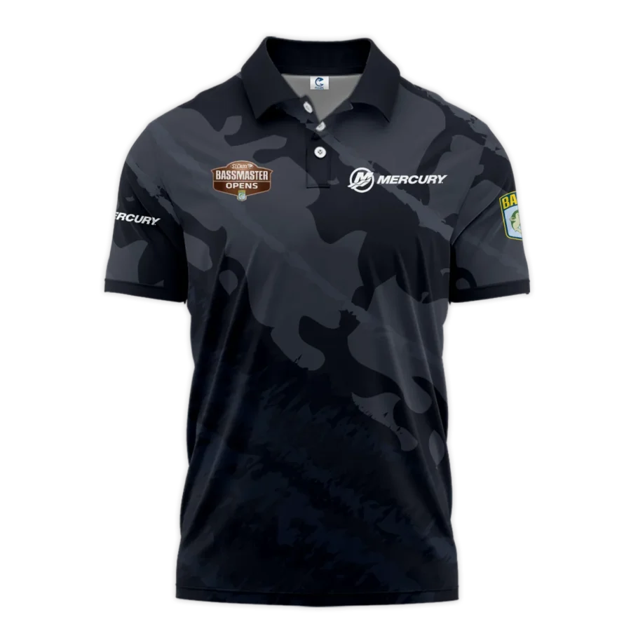 Short Polo Fishing Tournaments Sport Classic Polo Shirt Mercury Bassmaster Opens Tournament Polo Shirt