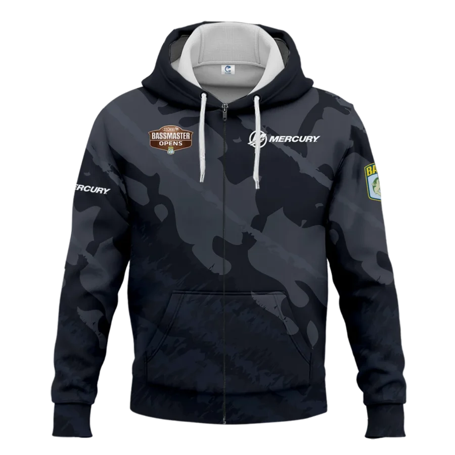 Zipper Hoodie Fishing Tournaments Sport Classic Hoodie Mercury Bassmaster Opens Tournament Hoodie