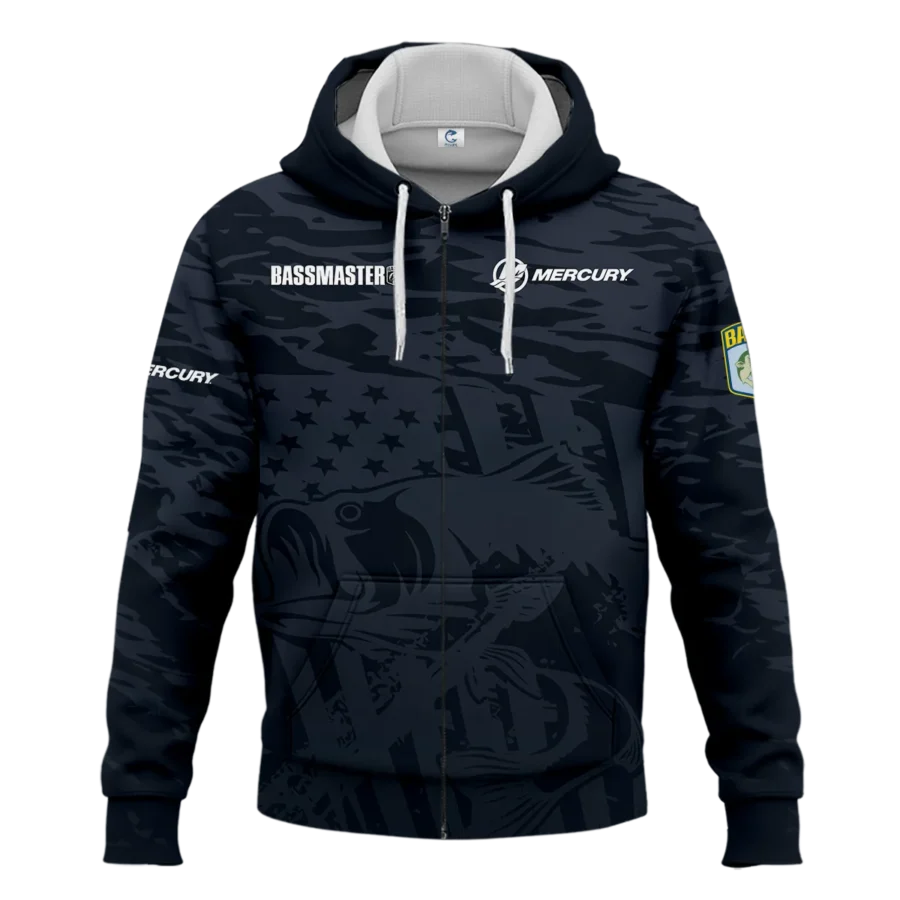 Zipper Hoodie Fishing Tournaments Sport Classic Hoodie Mercury Bassmasters Tournament Hoodie