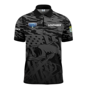 Short Polo Fishing Tournaments Sport Classic Polo Shirt Lowrance B.A.S.S. Nation Tournament Polo Shirt