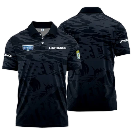 Short Polo Fishing Tournaments Sport Classic Polo Shirt Lowrance B.A.S.S. Nation Tournament Polo Shirt