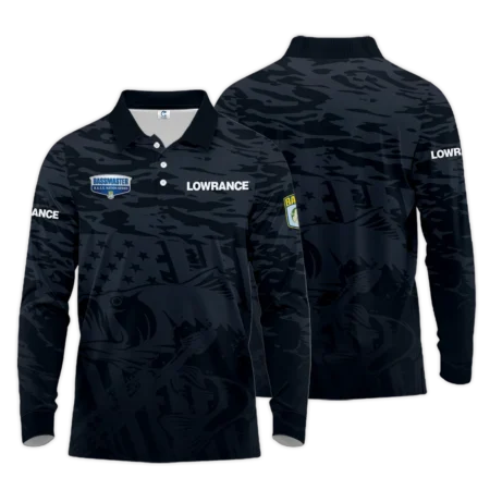 Long Polo Fishing Tournaments Sport Classic Polo Shirt Lowrance B.A.S.S. Nation Tournament Polo Shirt