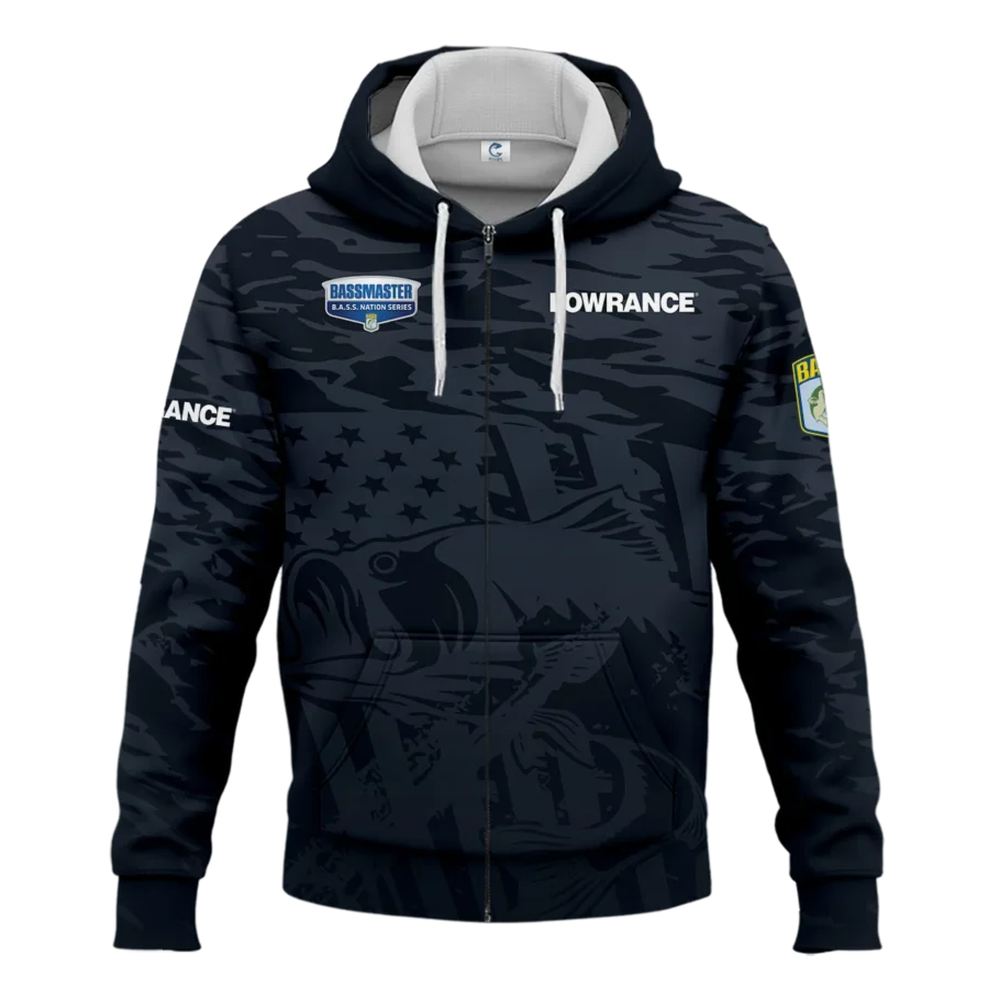 Zipper Hoodie Fishing Tournaments Sport Classic Hoodie Lowrance B.A.S.S. Nation Tournament Hoodie