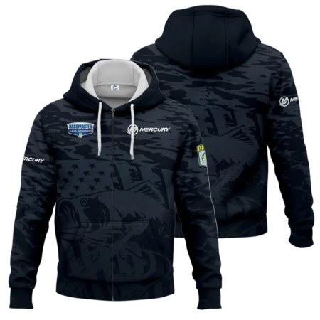 Zipper Hoodie Fishing Tournaments Sport Classic Hoodie Mercury B.A.S.S. Nation Tournament Hoodie