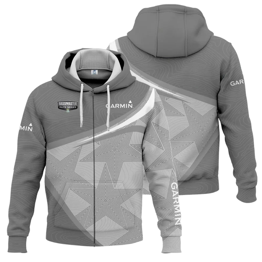 Zipper Hoodie Fishing Tournaments Sport Classic Hoodie Garmin Bassmaster Elite Tournament Hoodie