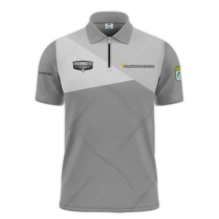 Zipper Polo Fishing Tournaments Sport Classic Polo Shirt Humminbird Bassmaster Elite Tournament Polo Shirt