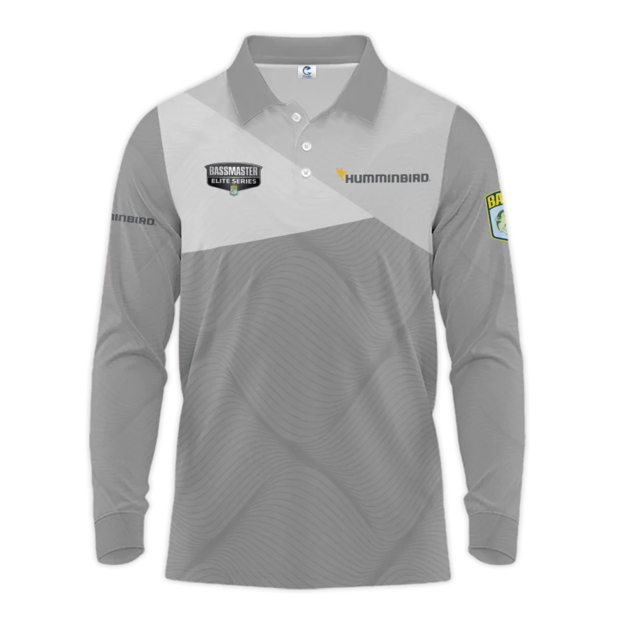 Long Polo Fishing Tournaments Sport Classic Polo Shirt Humminbird Bassmaster Elite Tournament Polo Shirt