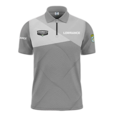 Zipper Polo Fishing Tournaments Sport Classic Polo Shirt Lowrance Bassmaster Elite Tournament Polo Shirt