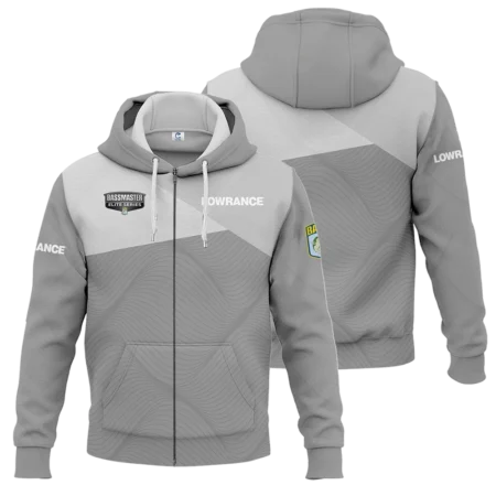 Zipper Hoodie Fishing Tournaments Sport Classic Hoodie Lowrance Bassmaster Elite Tournament Hoodie