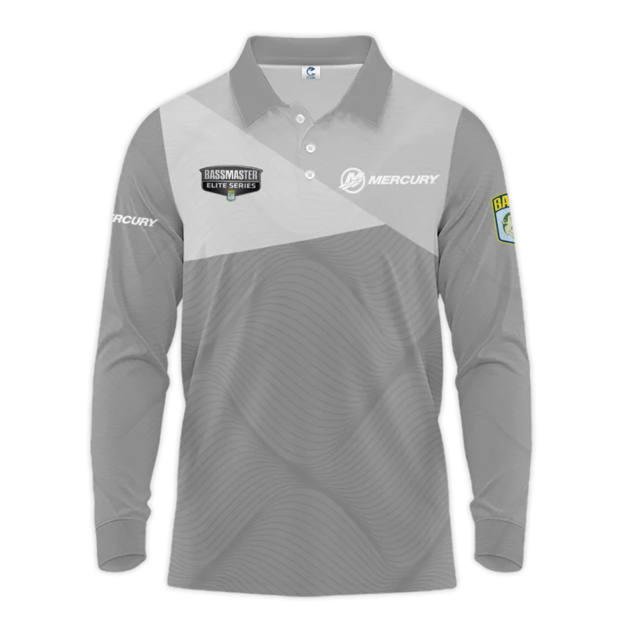 Long Polo Fishing Tournaments Sport Classic Polo Shirt Mercury Bassmaster Elite Tournament Polo Shirt